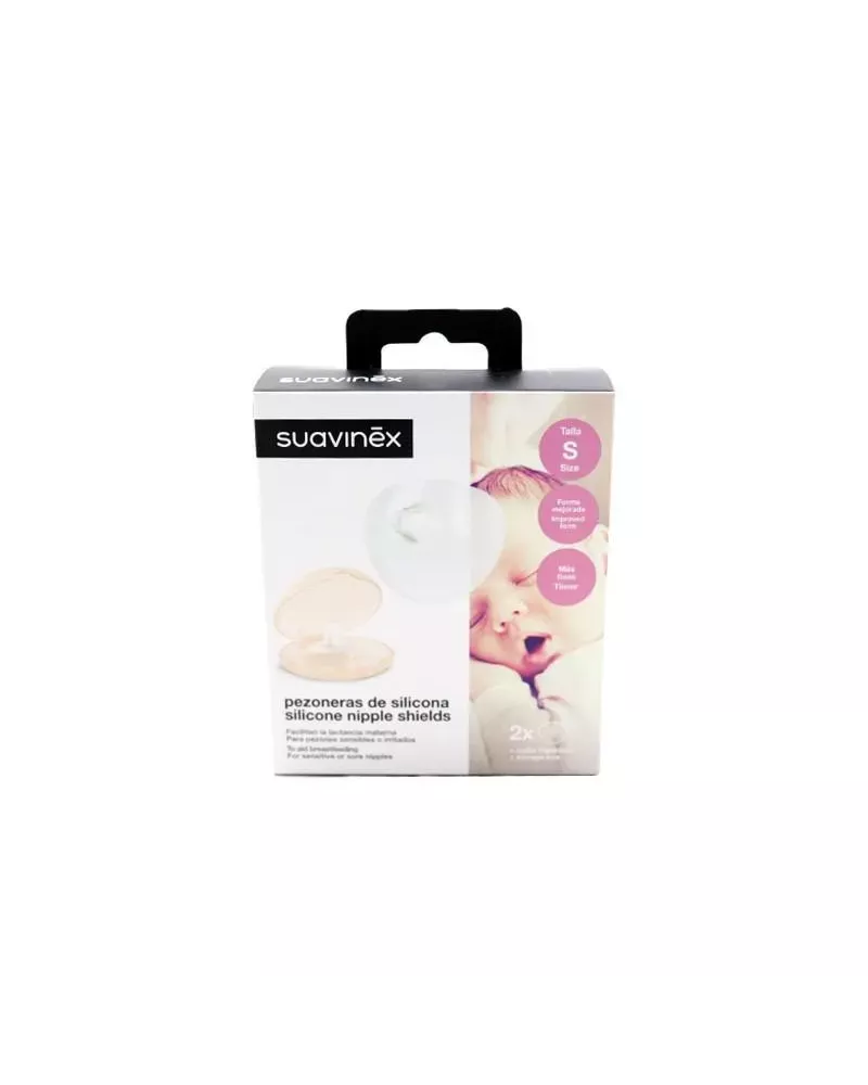 Suavinex Pezonera De Silicona Talla S 2 Unidades