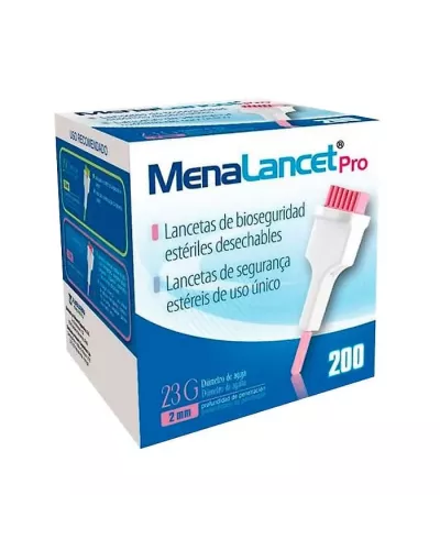 Menarini Menalancet Pro 23g 200 Lancettes