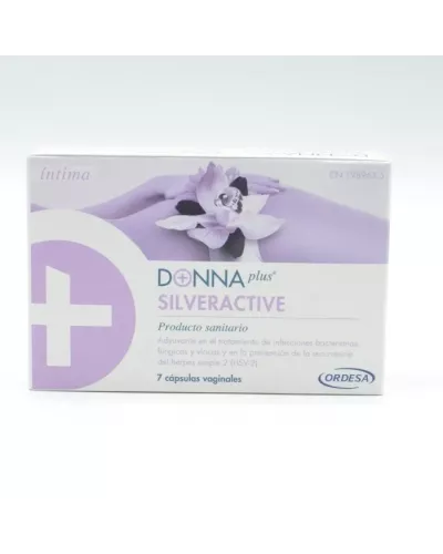 DonnaPlus Silveractive 7 Cápsulas Vaginales