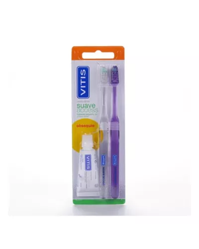 Vitis Cepillo Den Access Suave Duplo Pasta