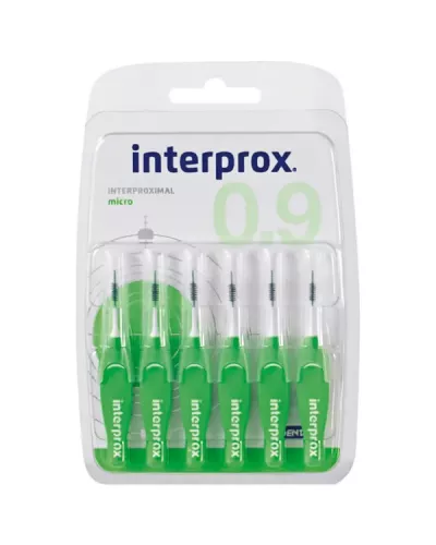 Interprox 0.9 Interproximal Micro 6 Unidades