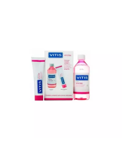 Vitis Pack Gums Paste 100ml + Rince-bouche 500ml