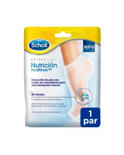 Scholl Mascarilla Nutritiva de Pies 1 Par
