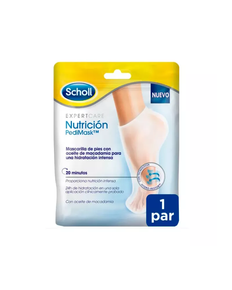 Scholl Mascarilla Nutritiva de Pies 1 Par