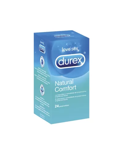 Durex Natural Plus Rubber Latex 24 Condoms