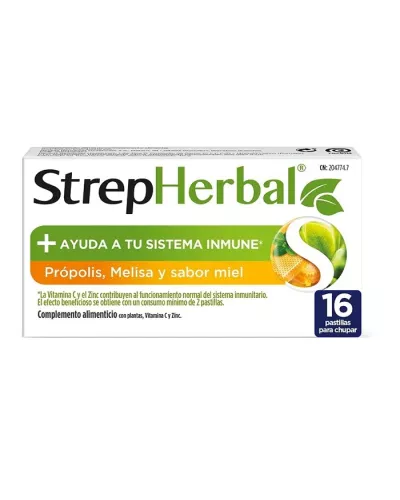 Strepsils Strepherbal Própolis y Miel
