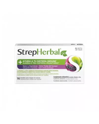 Strepsils Strepherbal Carthame et Echinacée