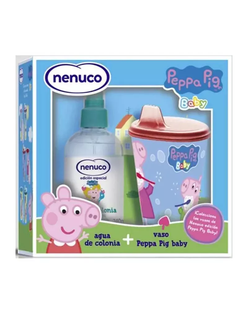 Nenuco Peppa Pig Eau De Cologne Vaporisateur 240ml Coffret 2 Produits