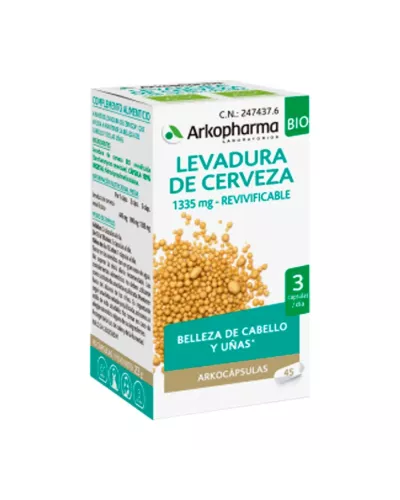 Arkopharma Arkocápsulas Levadura 340Mg 50 Cápsulas
