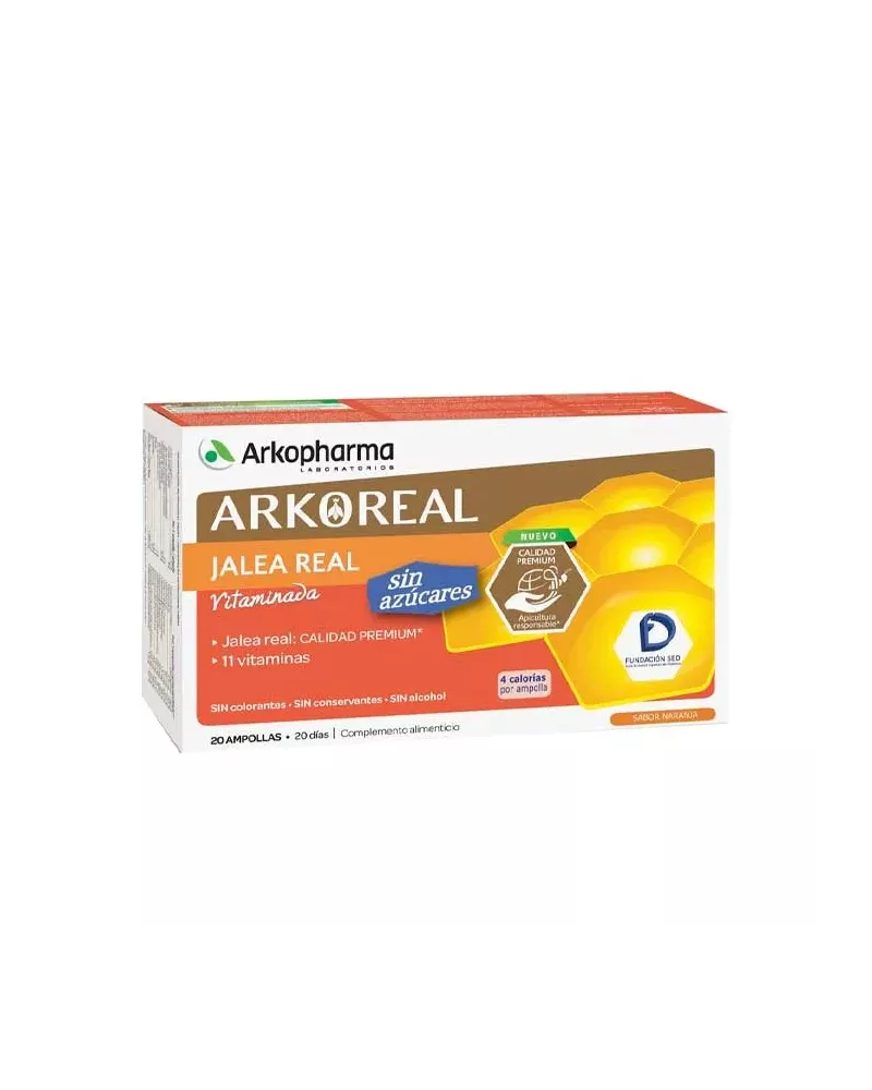 Arkopharma Arkoreal Jalea Light Baja Azúcar 1g 20 Ampollas
