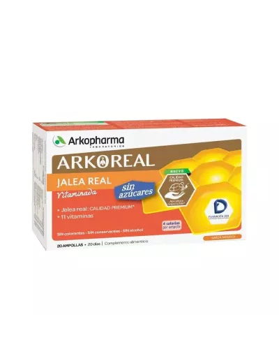Arkopharma Arkoreal Jalea Light Baja Azúcar 1g 20 Ampollas
