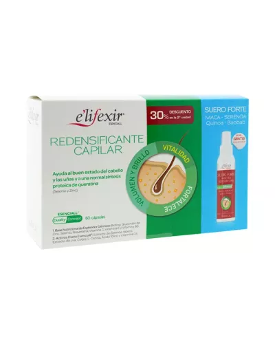Phergal Elifexir Esencial Pack Redensificante 60 Cápsulas + Suero 35ml