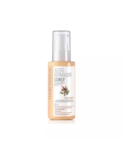 Clearé Institute Curly Curls Defined Curl Repair Oil Moisturising Shine 50ml