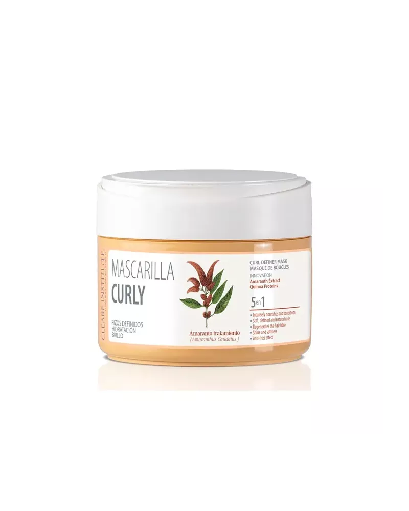Clearé Institute Curly Curls Masque d'hydratation aux boucles définies et brillantes 300ml