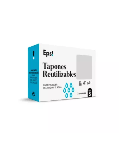 Eps Reusable Ear Plugs Size S 2uts