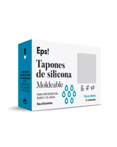 Eps Mouldable Silicone Ear Plugs 6 Units