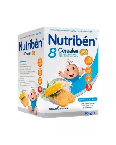 Nutribén 8 Cereales Galletas María 600g