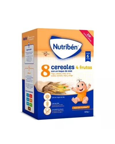 Nutribén 8 Cereales y Miel 4 Frutas 600g