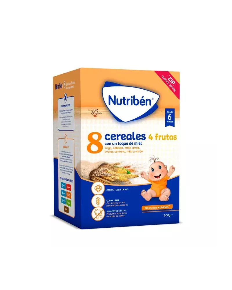 Nutribén 8 Céréales et Miel 4 Fruits 600g
