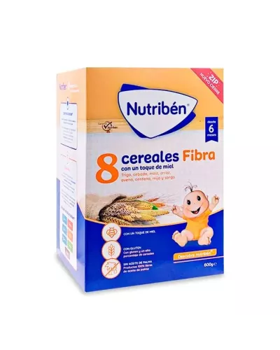 Nutribén 8 Cereals and Honey Fibre 600g