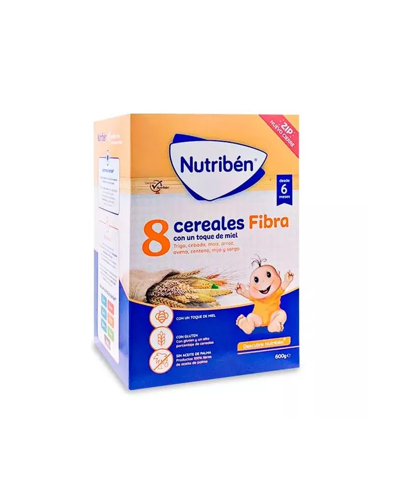 Nutribén 8 Céréales et Miel Fibre 600g