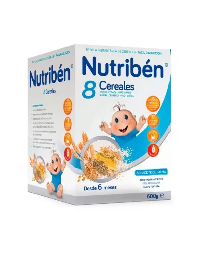 Nutribén Papilla 8 Cereales 600g