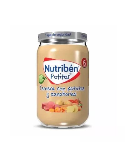 Nutribén Potito Boeuf, Pommes de Terre et Carottes 235g