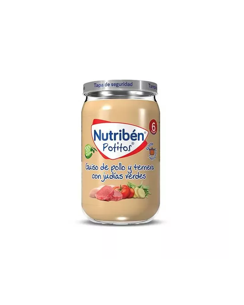 Nutribén Potito Chicken, Beef and Green Beans 235g