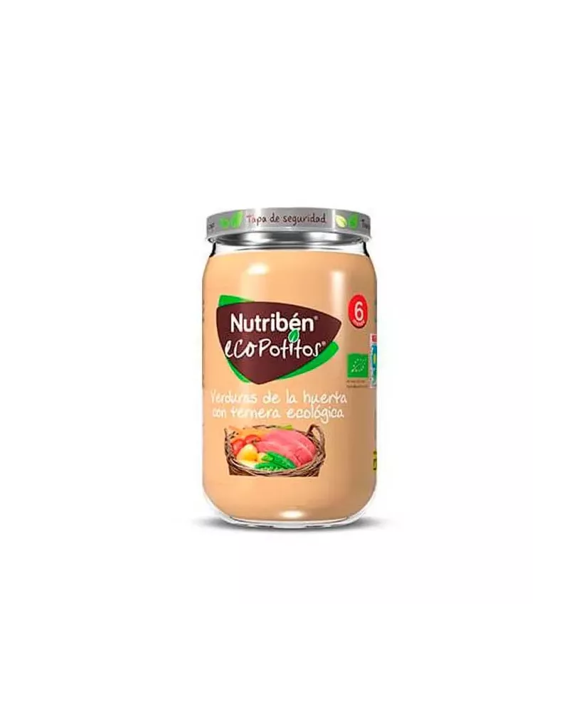Nutribén Ecopot Garden Vegetables with Organic Beef 235g