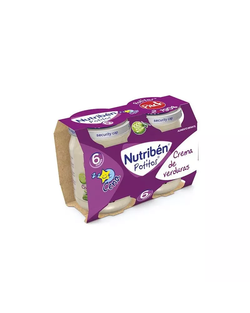 Nutriben Nutribén Potito Cena Bipack Crema De Verduras 2x 190g