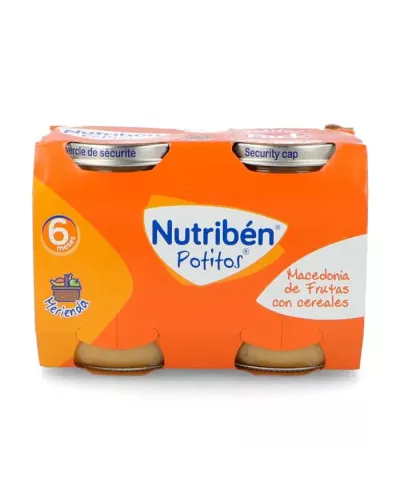 Nutribén Potito Macédoine Fruits et Céréales 2x190g