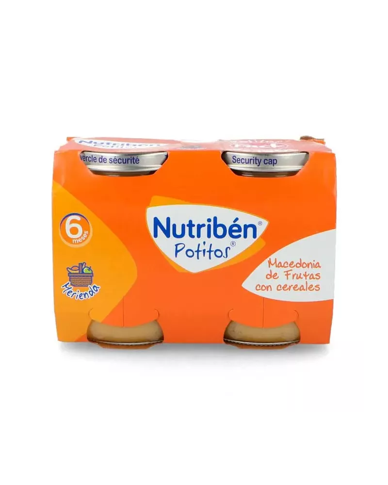 Nutribén Potito Macedonia Fruit and Cereals 2x190g