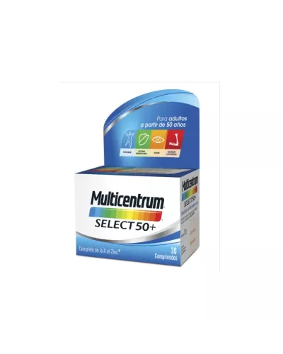 Multicentrum Select 50+ 30 Comprimés