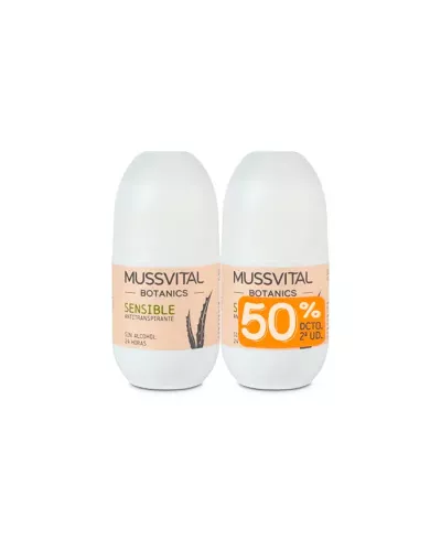 Mussvital Botanics Deo Sensitive 75ml Set 2 Units