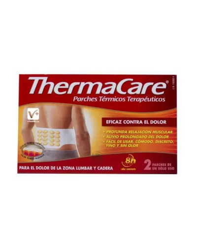 Thermacare Patch Auto Chauffant Bas Du Dos Et Hanches 2 Unités