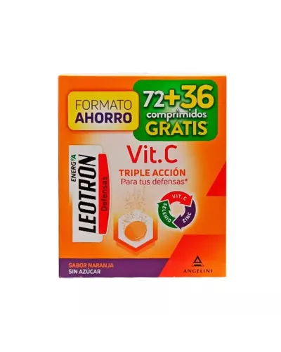 Leotron Vitamine C 72+36 Comprimés effervescents