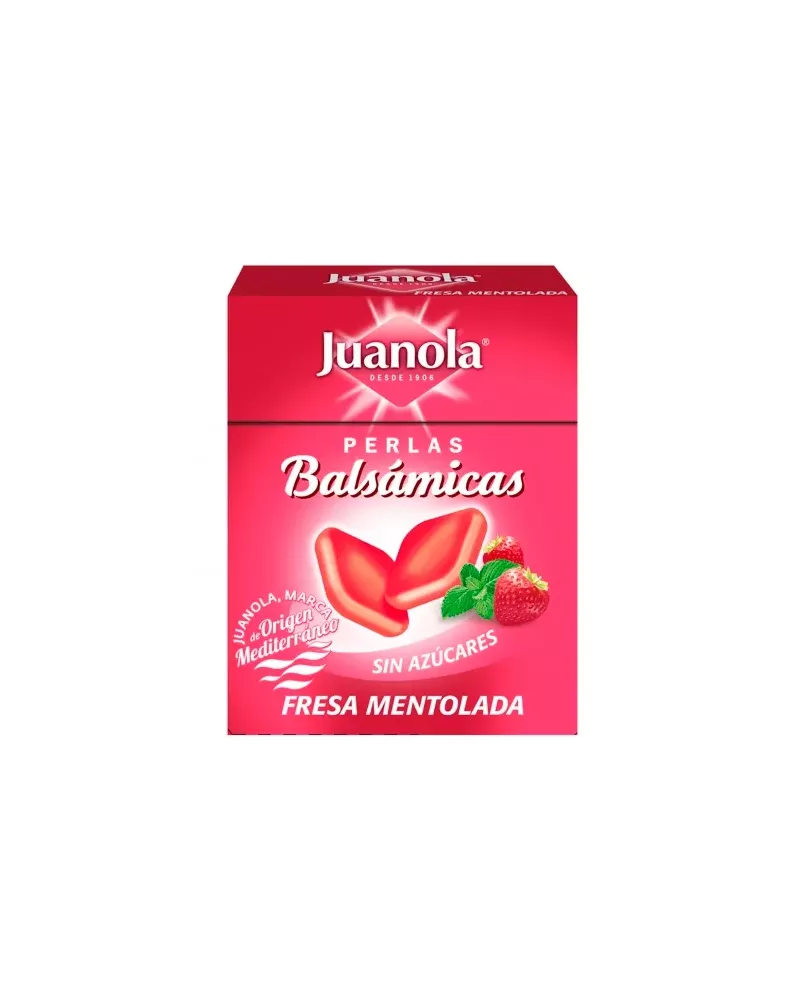 Juanola Perles Balsamiques Mentholées à la Fraise 25g
