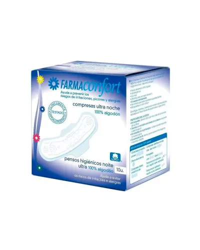 Farmaconfort Compresas Noche Alas 10U