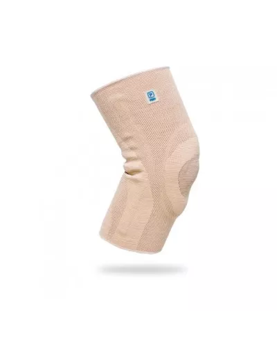 Genouillère élastique avec rembourrage en silicone et stabilisateurs latéraux T.M