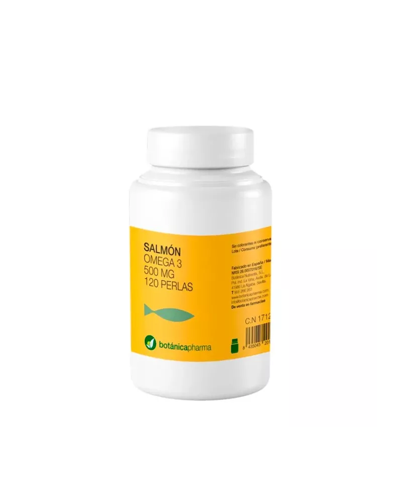 Botánicapharma Huile de Saumon Oméga 3 500mg 120 Perles