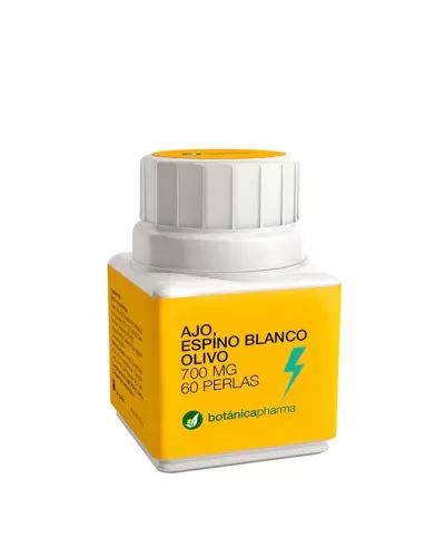 BotánicaPharma Espino Blanco+ Ajo Olivo 60 Perlas