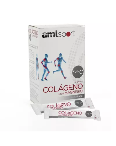Ana María Lajusticia Colageno Con Magnesio Amisport Fresa 20 Sticks