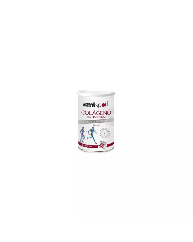 Amlsport Colágeno Con Magnesio Vit C Vit B1 B2 B6 Sabor Fresa Pol