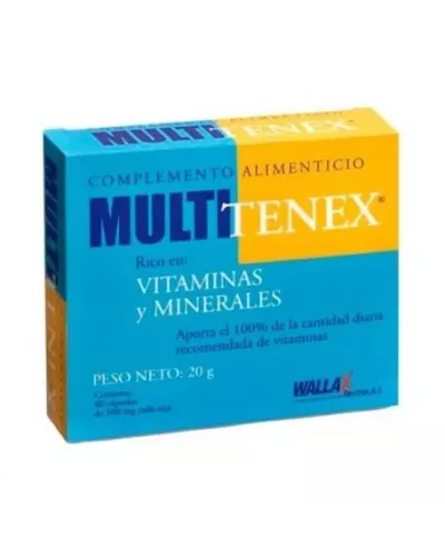 Walas Multitenex 40 Cápsulas 500 Mg Wallax Farma