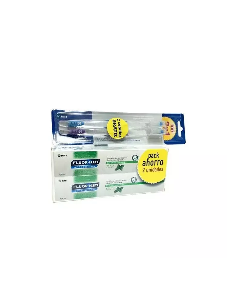 Kin Fluorkin Dentifrice 125ml Set 4 Produits 2018