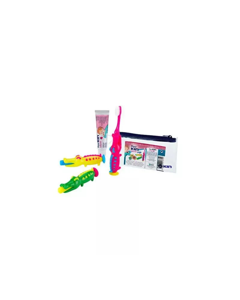 Fluorkin Infantil Viaje Cocodrilo Lote 3 Pz