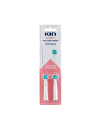 Kin Cepillo eléctrico: Recambio Sensitive 2 Unidades