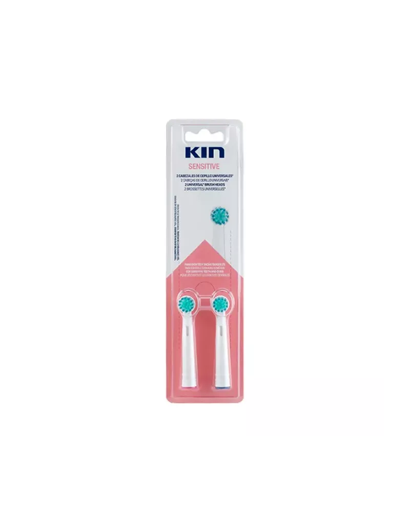 Kin Cepillo eléctrico: Recambio Sensitive 2 Unidades
