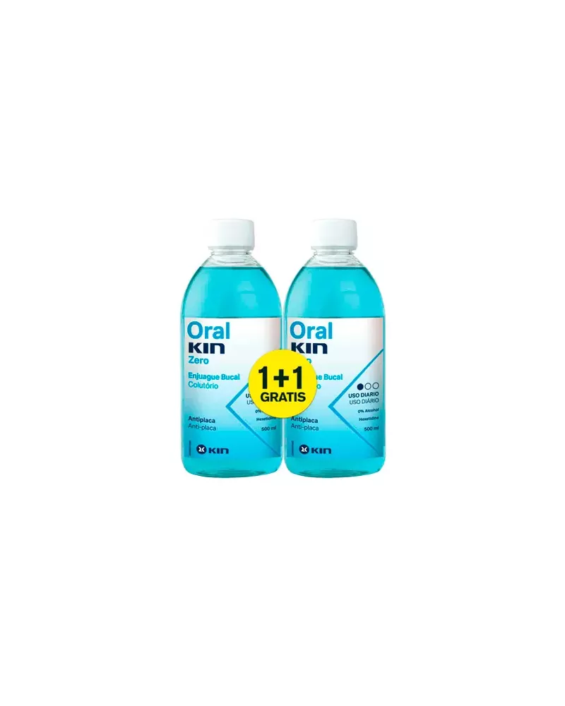 Kin Oralkin Zero Mouthwash Pack 2 Units