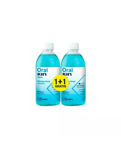 Kin Oralkin Zero Mouthwash Pack 2 Units